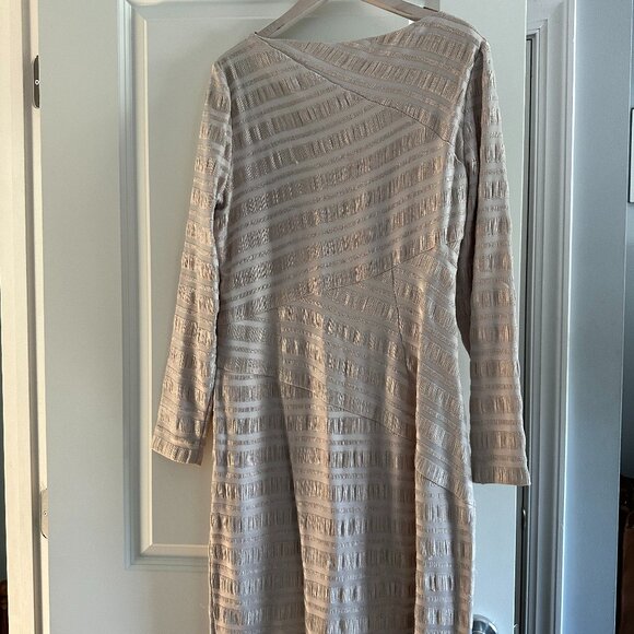 Gold & Ivory Reiss cocktail dress, Size 10 - Picture 1 of 4